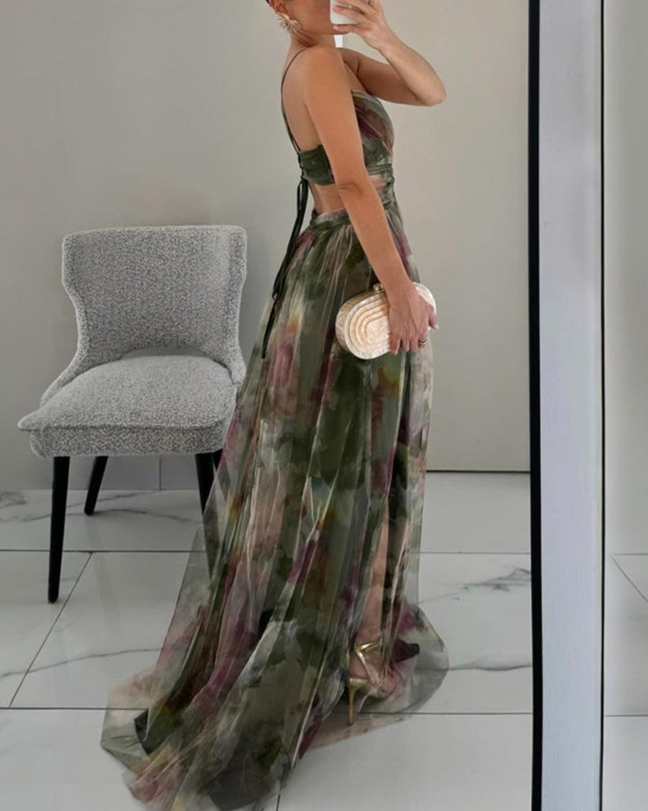 Rivéa cannes| Robe Maxi Élégance Florale (ÉDITION LIMITÉE!)