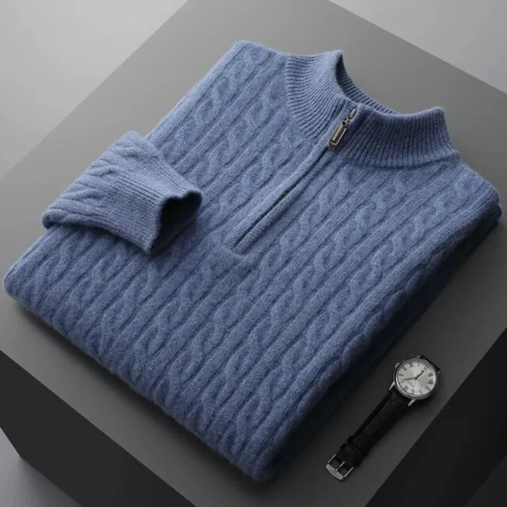 Deneb Cachemire Mi-Zip Fabric