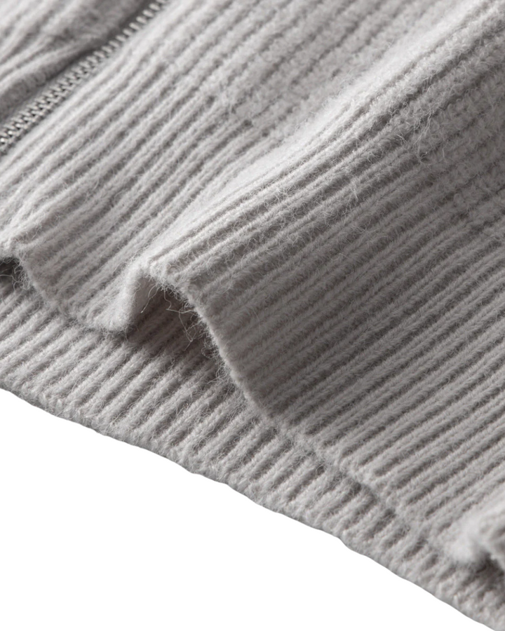 Cardigan zippé en laine mérinos pour toutes les saisons