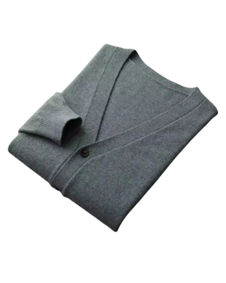 "Cardigan en laine mérinos tricoté Faunus" can be rewritten as "Cardigan en laine mérinos tricoté modèle Faunus".