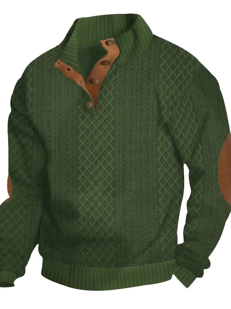 Pull chic avec boutons raffinés
