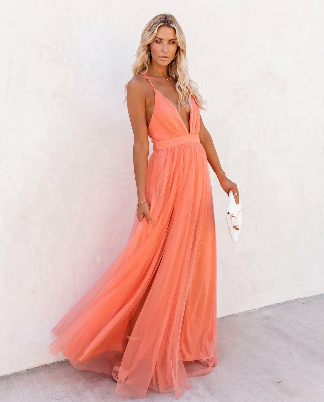 Robe Dégradé Corail