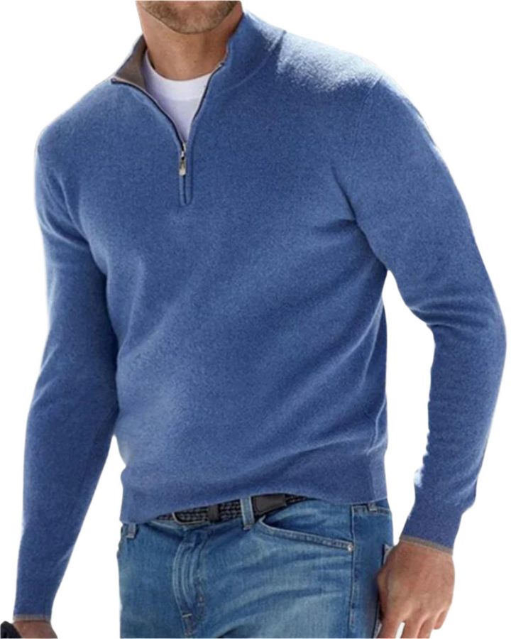 Pull Chic avec Fermeture Éclair
