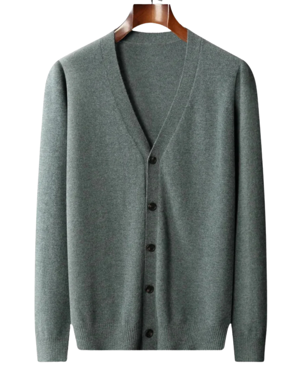 "Cardigan en laine mérinos tricoté Faunus" can be rewritten as "Cardigan en laine mérinos tricoté modèle Faunus".