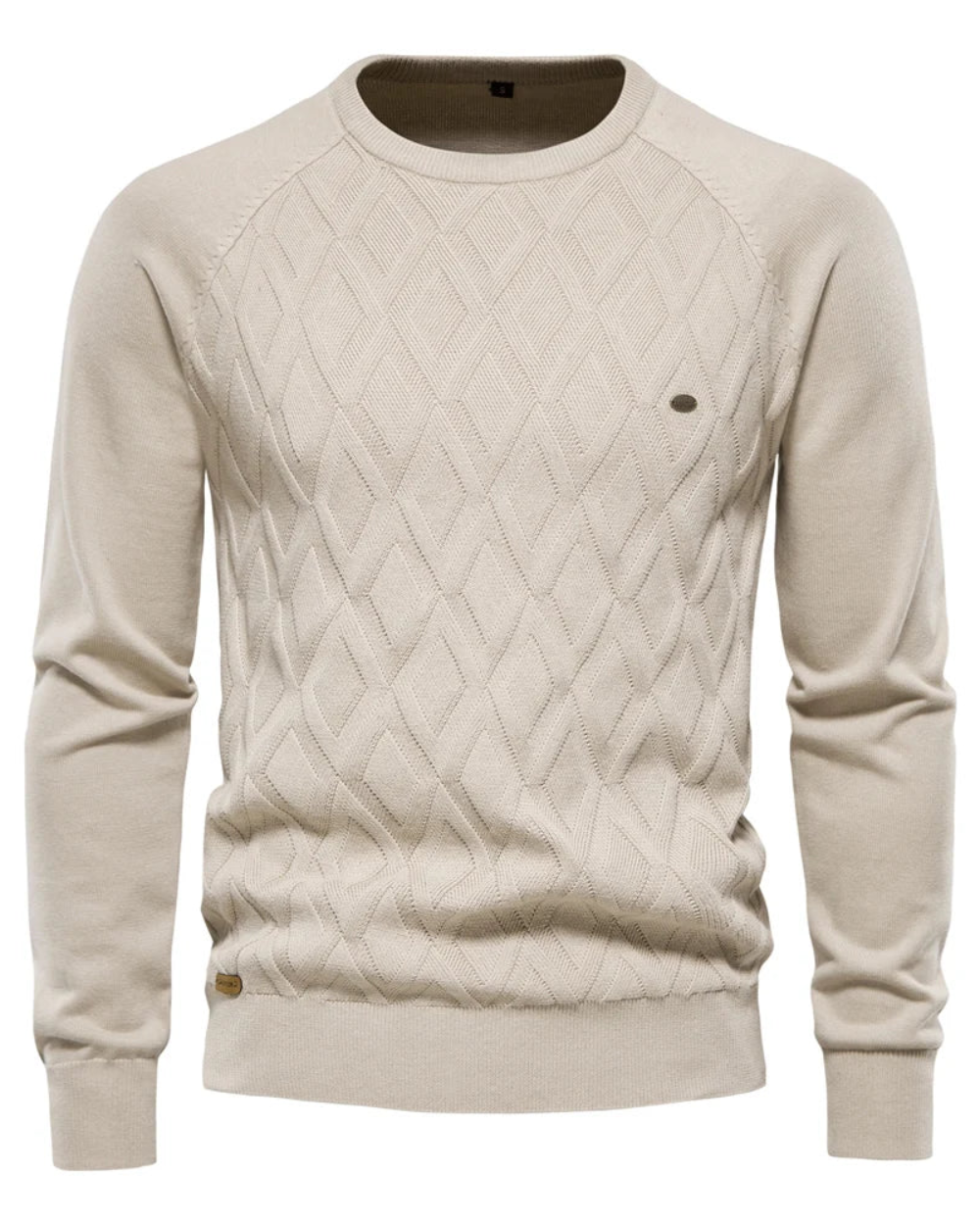 Pull homme à motif tartan V2