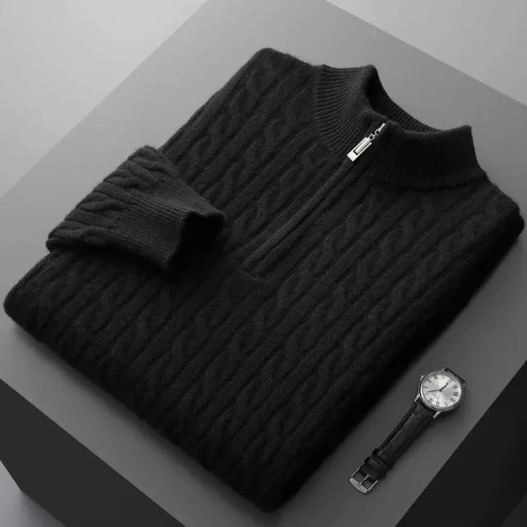 Deneb Cachemire Mi-Zip Fabric