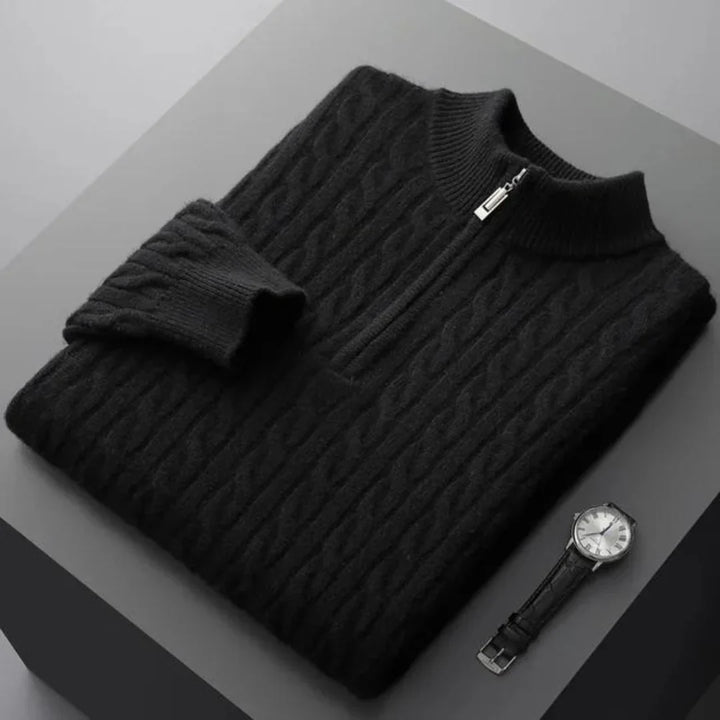 Deneb Cachemire Mi-Zip Fabric