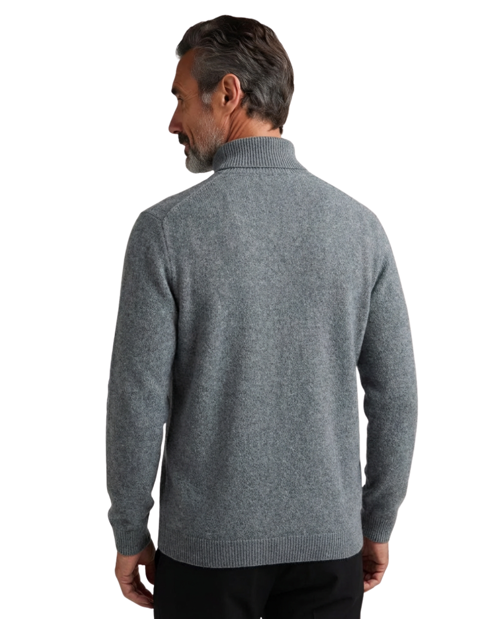 Pull en cachemire chic à col roulé
