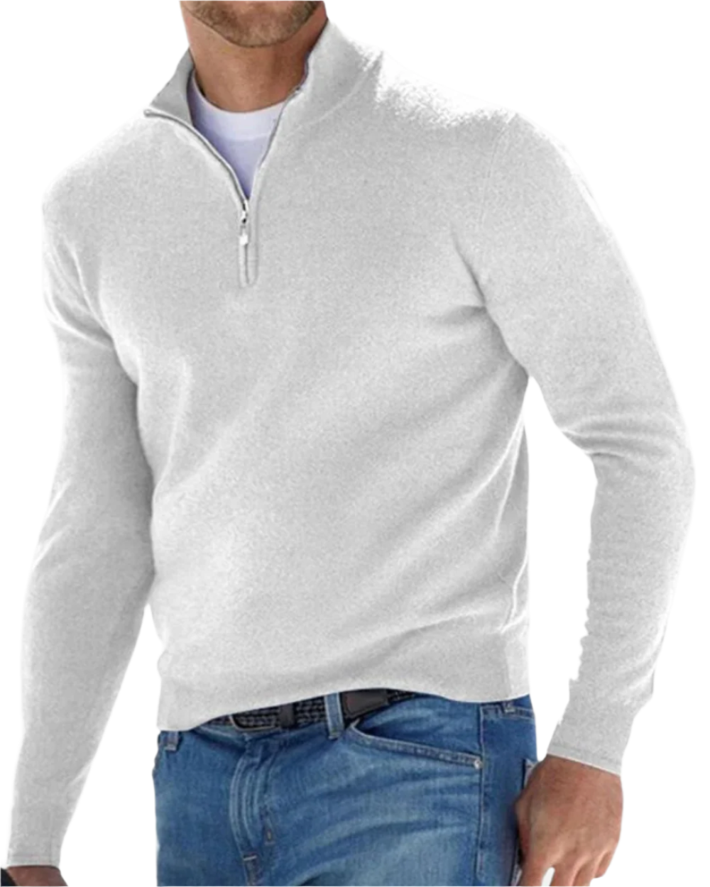 Pull Chic avec Fermeture Éclair