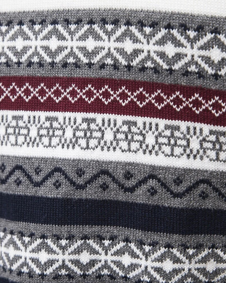 Frederico Coton Zippé à Motif