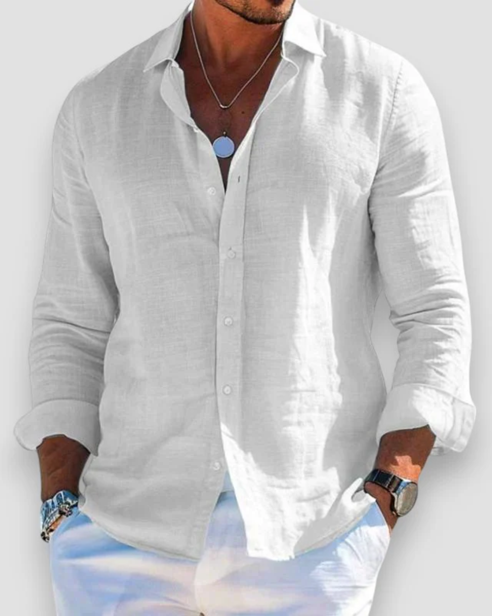 Chemise homme style décontracté