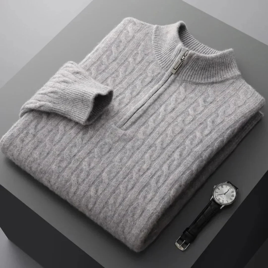 Deneb Cachemire Mi-Zip Fabric
