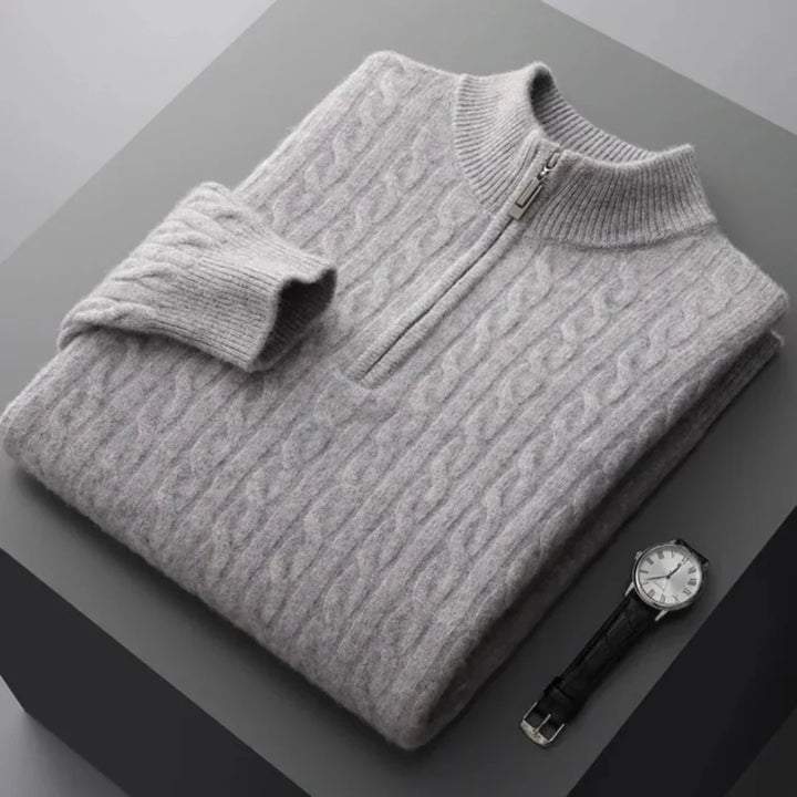 Deneb Cachemire Mi-Zip Fabric