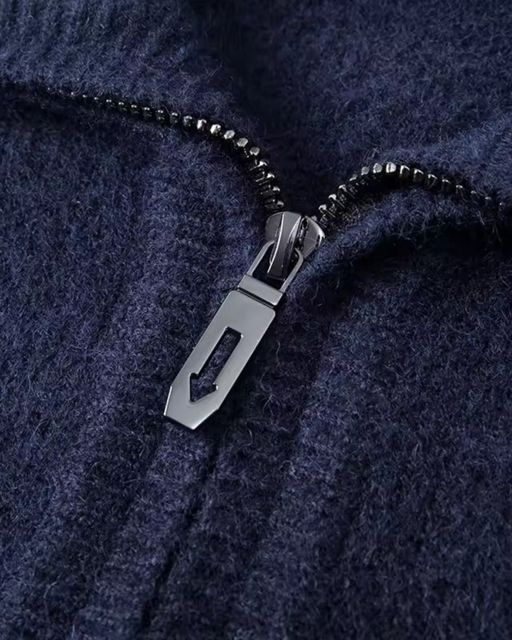 Gstaad - Pull en cachemire à zip quart