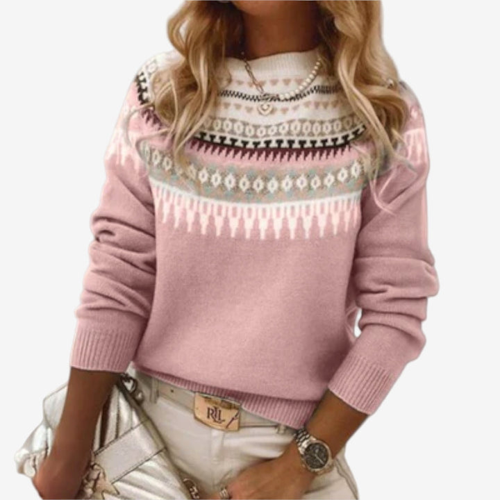 Lina | Pull Motif Élégant