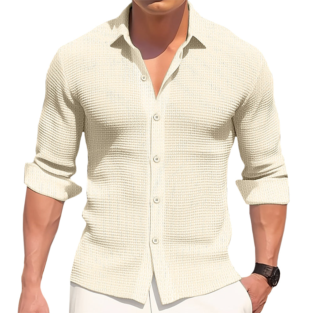Chemise en coton décontractée