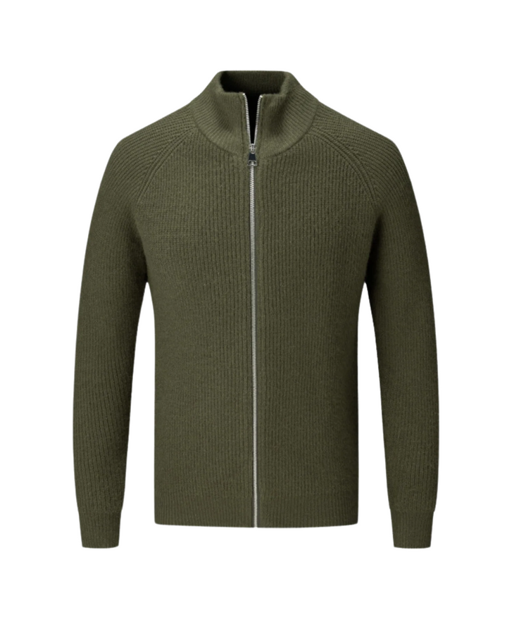 Cardigan zippé en laine mérinos pour toutes les saisons