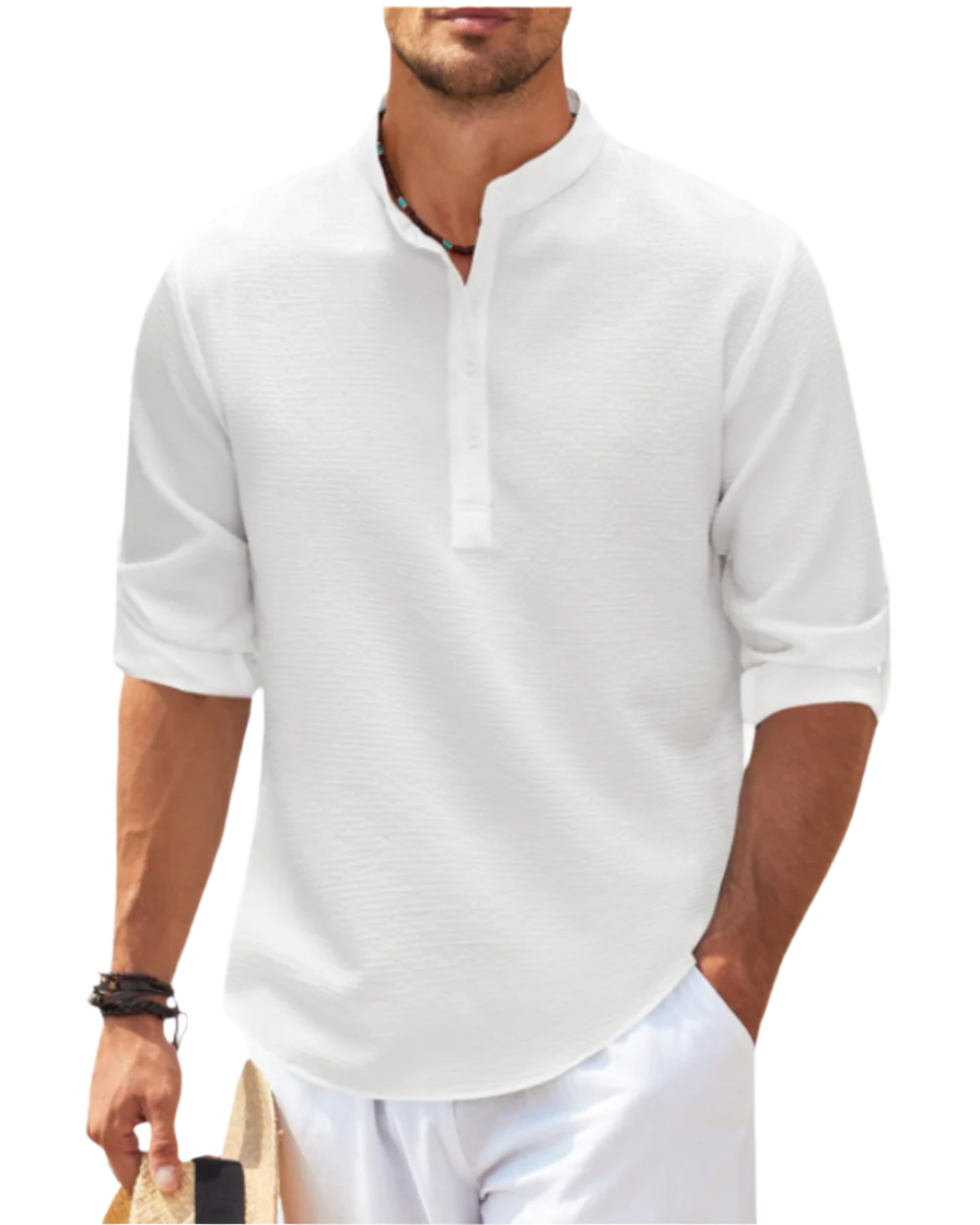 Chemise Polo à Manches Longues