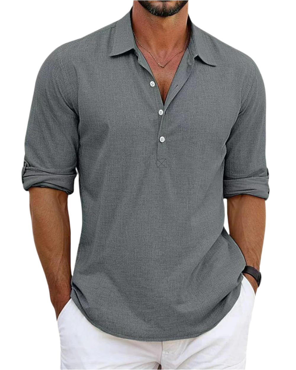 Chemise en lin de qualité supérieure
