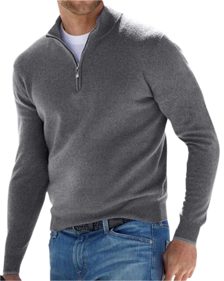 Pull Chic avec Fermeture Éclair