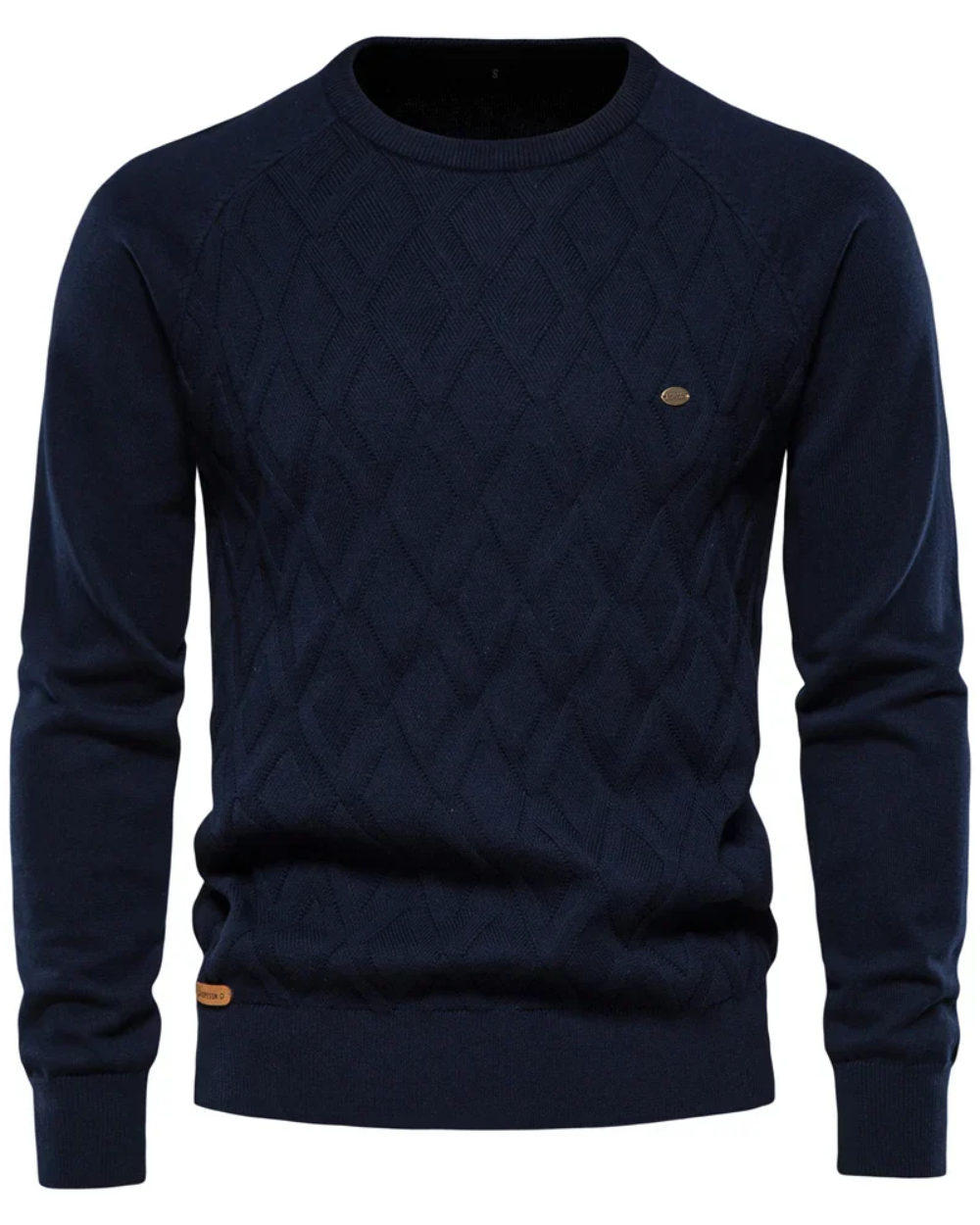 Pull homme à motif tartan V2