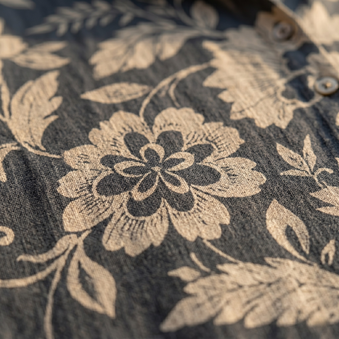 Chiara | Blouse élégante en lin avec imprimé floral