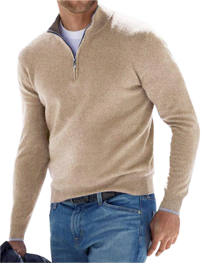 Pull Chic avec Fermeture Éclair