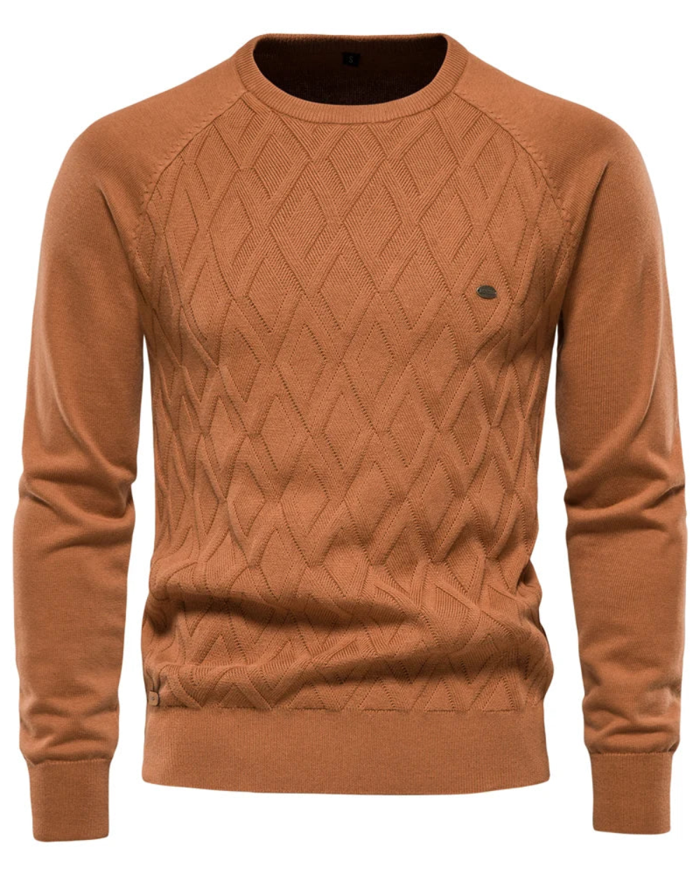 Pull homme à motif tartan V2