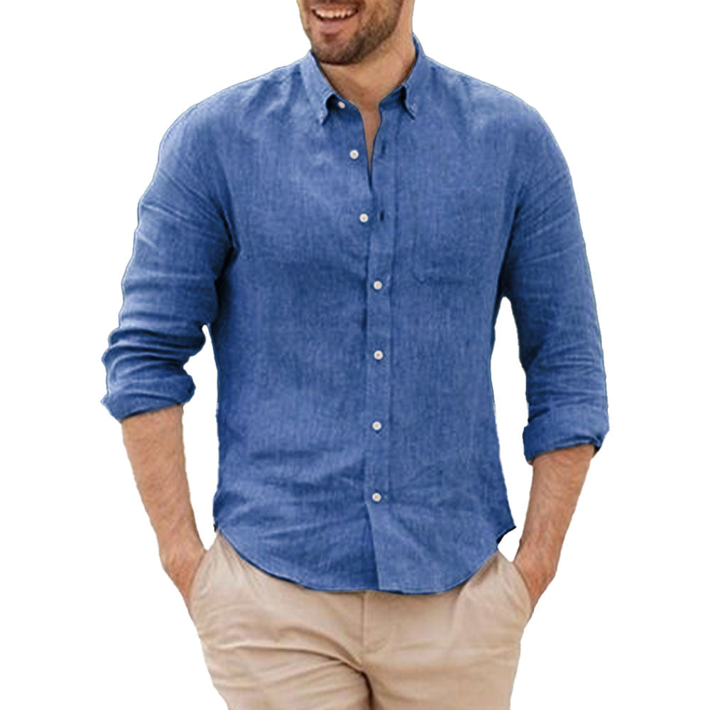Chemise en lin légère et aérée