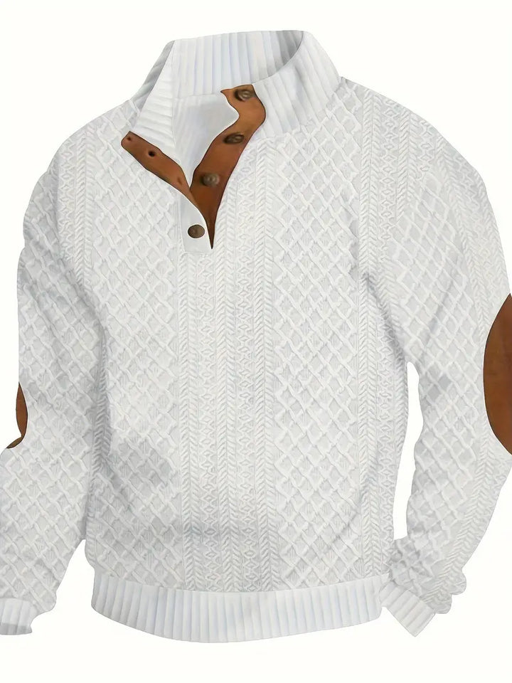Pull chic avec boutons raffinés