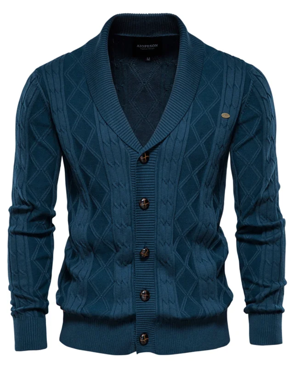 Cardigan haut de gamme pour homme avec boutons