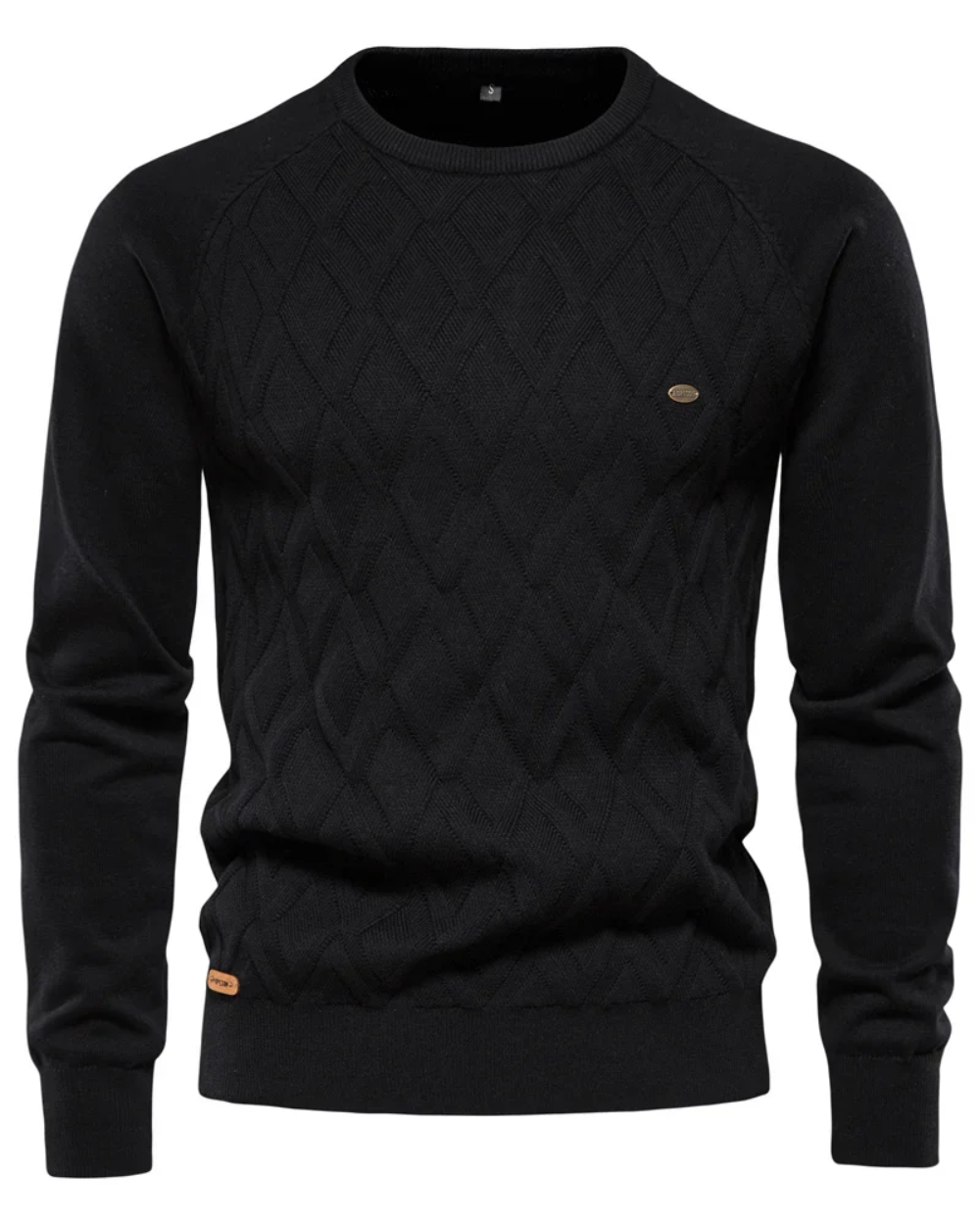 Pull homme à motif tartan V2