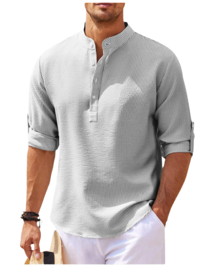 Chemise Polo à Manches Longues