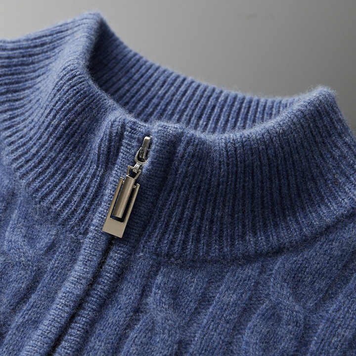 Deneb Cachemire Mi-Zip Fabric