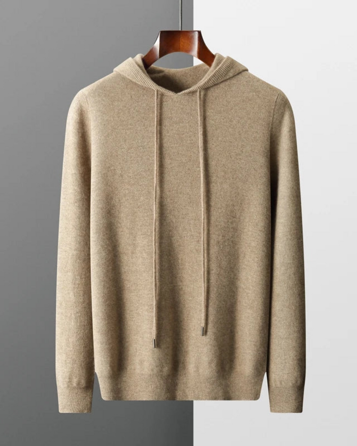 Pull en cachemire à capuche Canopus
