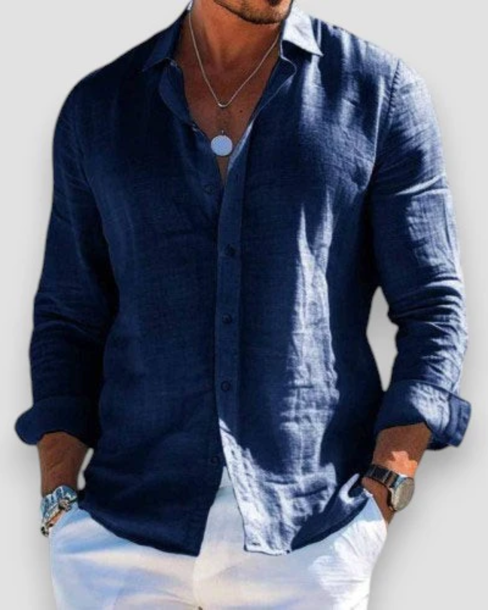 Chemise homme style décontracté