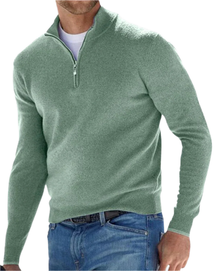 Pull Chic avec Fermeture Éclair