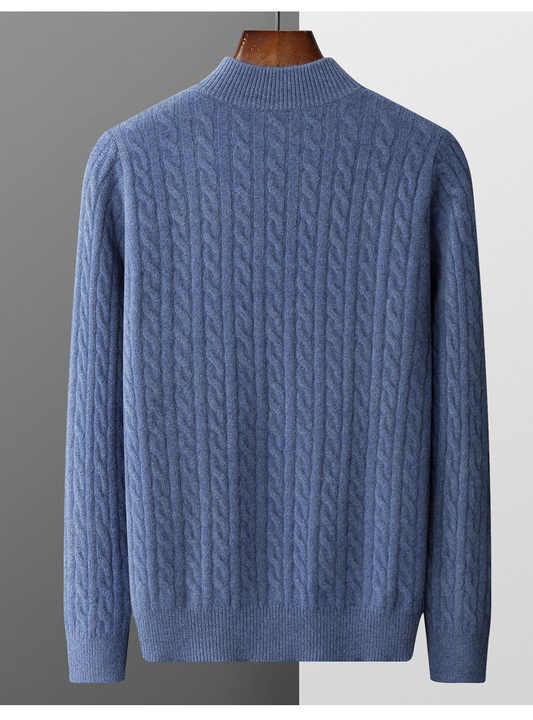 Deneb Cachemire Mi-Zip Fabric