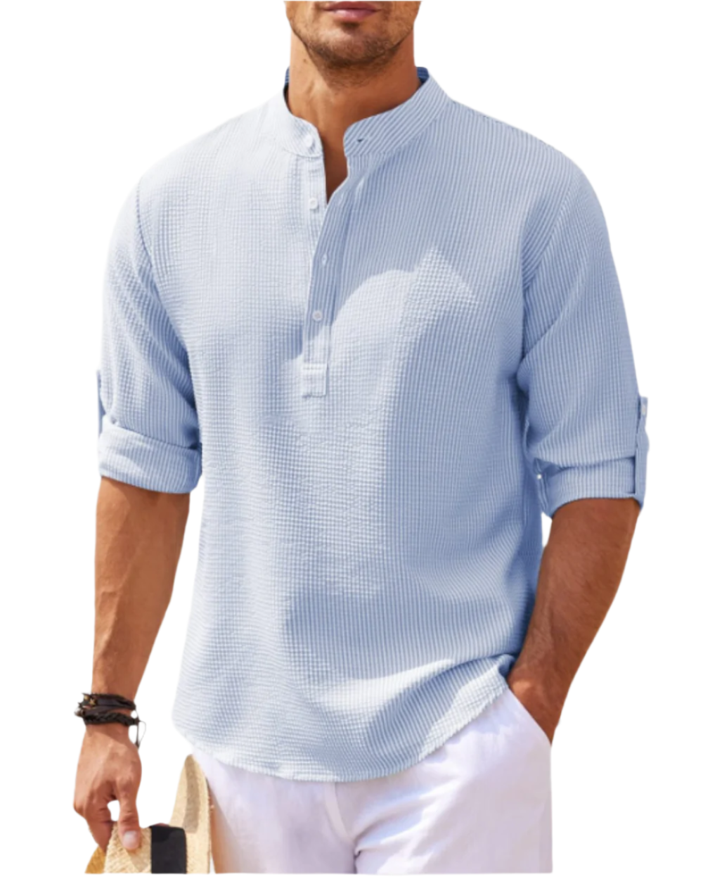 Chemise Polo à Manches Longues
