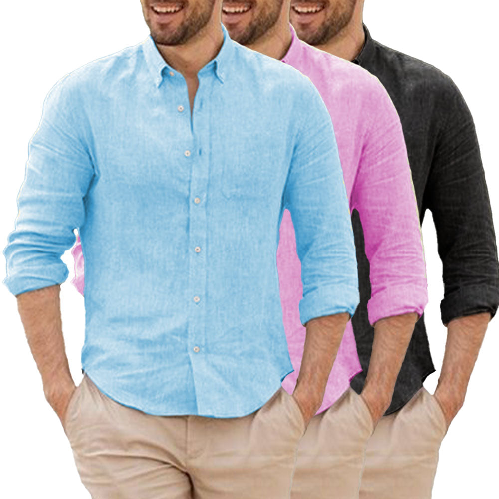 Chemise en lin légère et aérée
