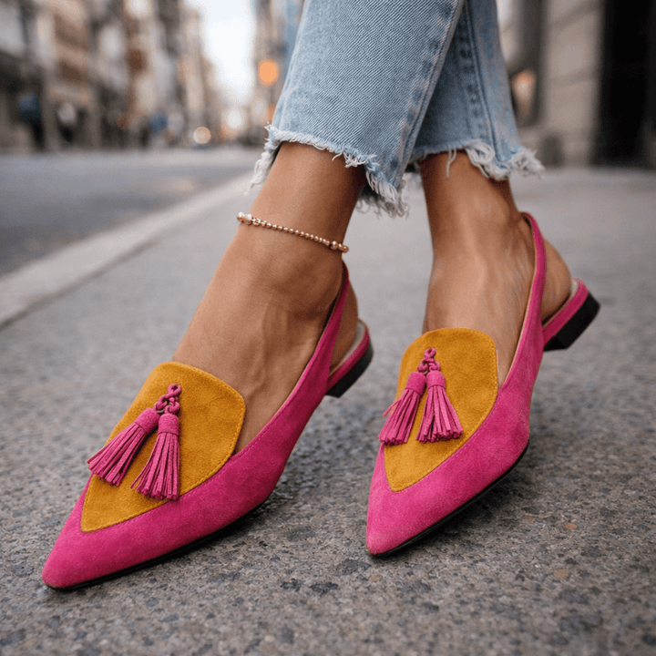 Sandales Lorena avec Bandes et Franges