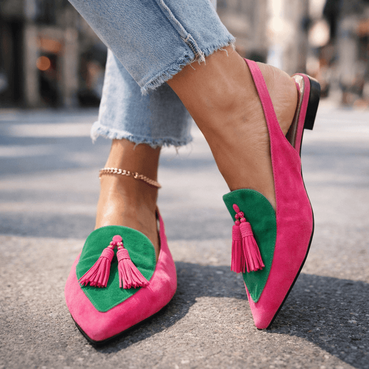 Sandales Lorena avec Bandes et Franges