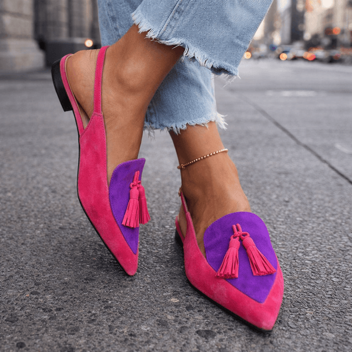 Sandales Lorena avec Bandes et Franges