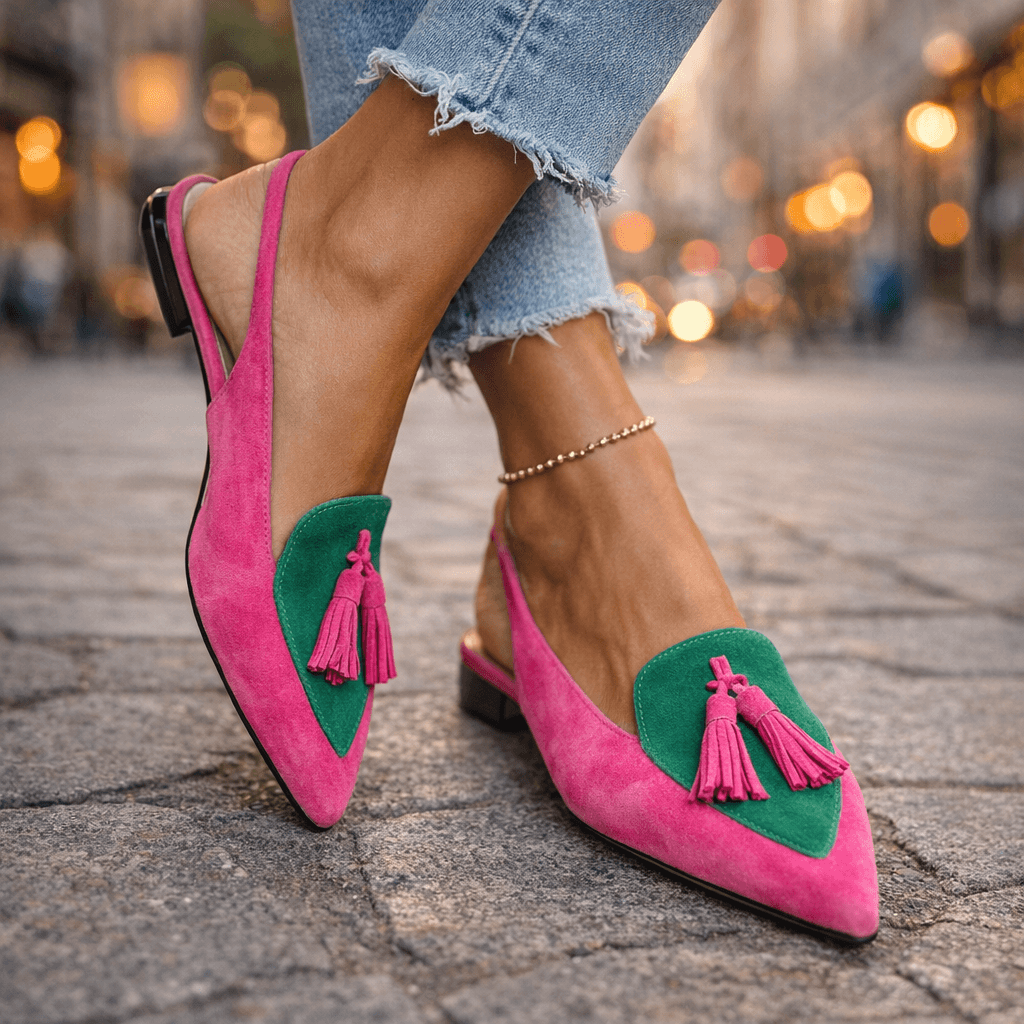 Sandales Lorena avec Bandes et Franges
