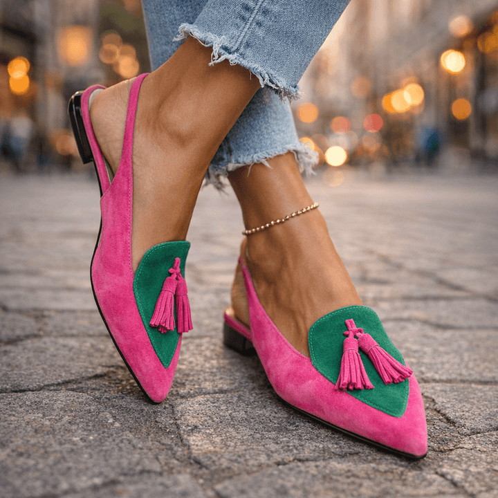 Sandales Lorena avec Bandes et Franges
