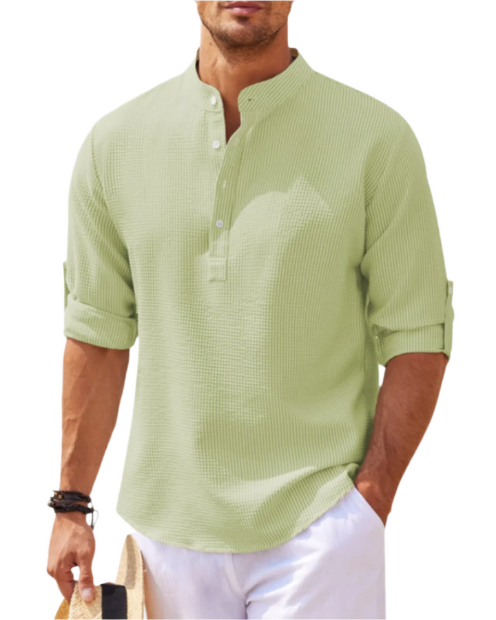 Chemise Polo à Manches Longues