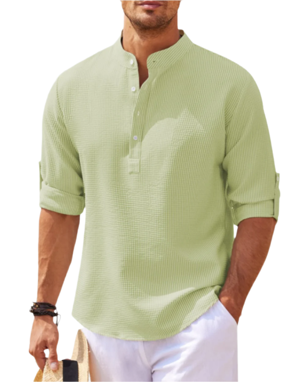 Chemise Polo à Manches Longues