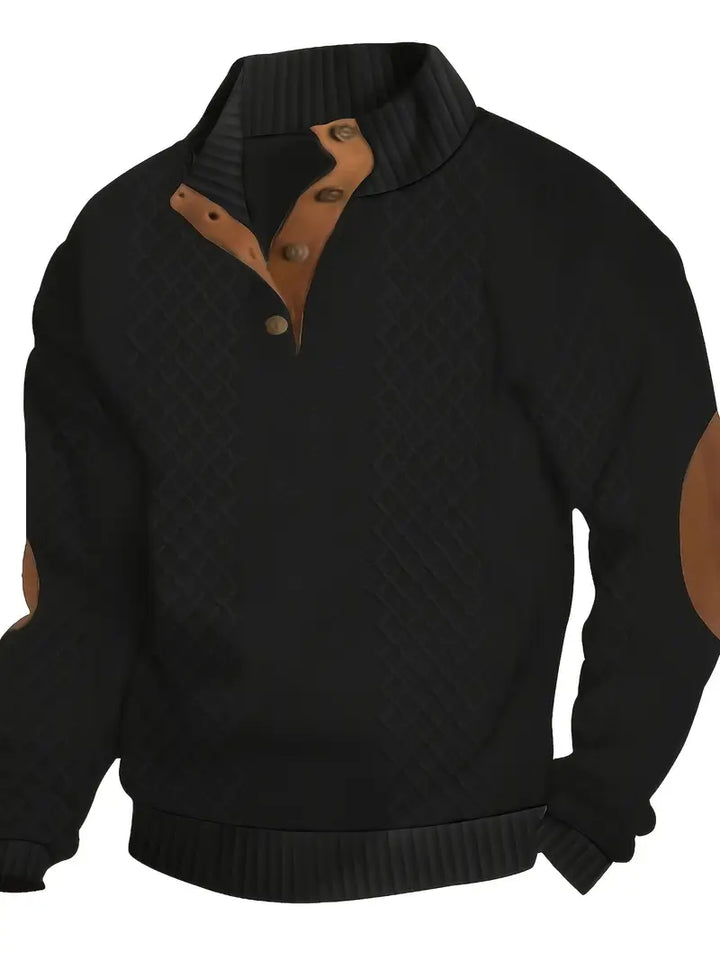 Pull chic avec boutons raffinés