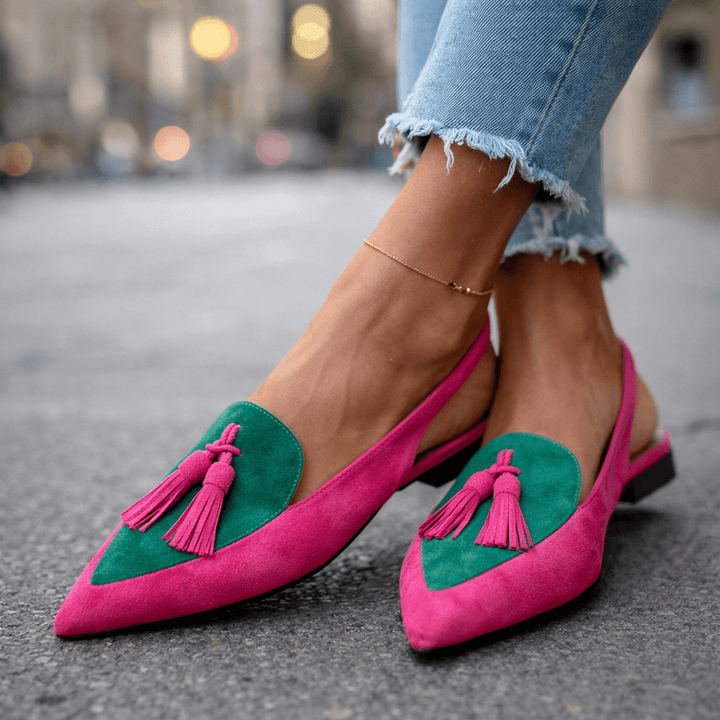 Sandales Lorena avec Bandes et Franges