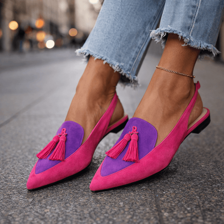 Sandales Lorena avec Bandes et Franges